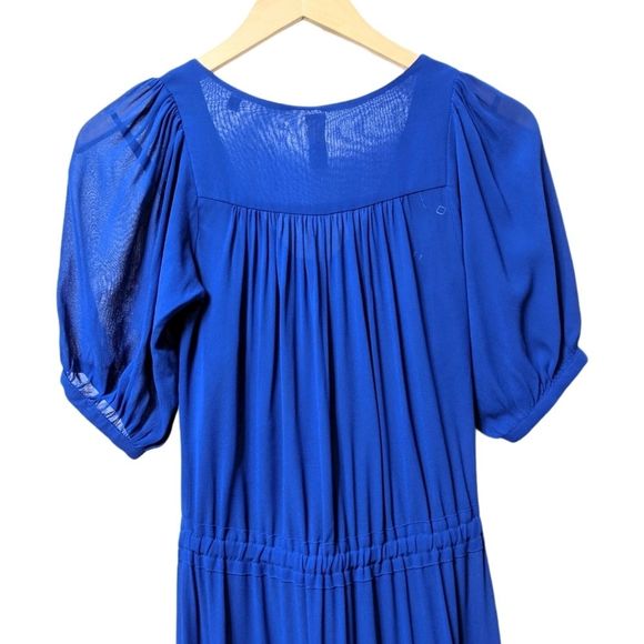 Anthropologie KONRAD + JOSEPH Cobalt Blue Maxi Dress 0 - Picture 8 of 10